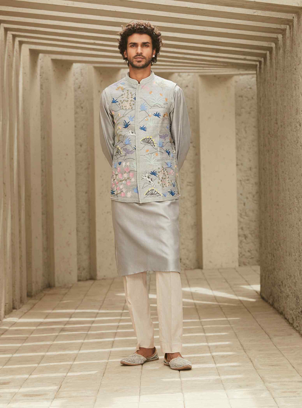 Jodhpuriya Double layer Kurti set ( Ready To Ship)