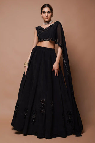 Black Lehengas