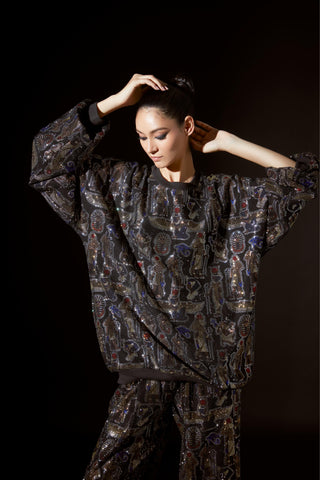 Black egyptian enigma titi co-ord