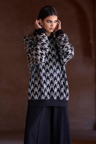 Black neith seher sweatshirt with pants set