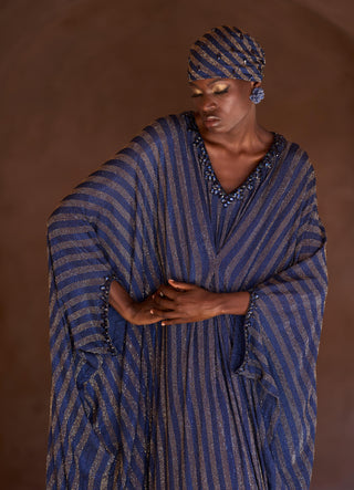 Blue khayrat seher kaftan