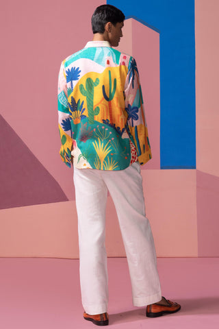 Pink bushland postcard full sleeve shirt