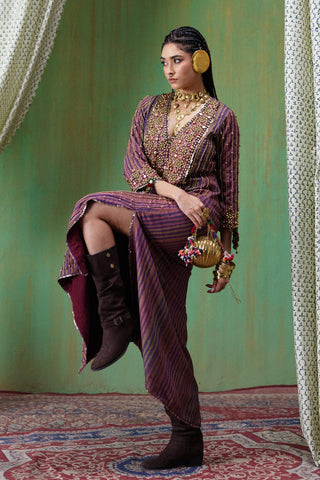 Kaftan Resort Wear - Multicolor Bela Kaftan by Payal & Zinal