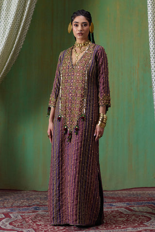 Kaftan Resort Wear - Multicolor Bela Kaftan by Payal & Zinal