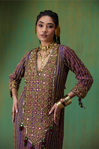 Kaftan Resort Wear - Multicolor Bela Kaftan by Payal & Zinal