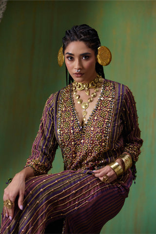 Kaftan Resort Wear - Multicolor Bela Kaftan by Payal & Zinal