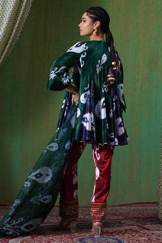 Kurta Set Heritage Wear - Multicolor Firdaus Kurta Set by Payal & Zinal