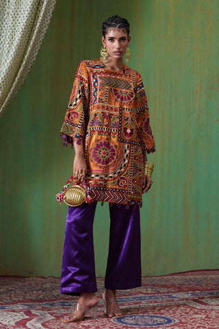 Kurta Set Heritage Wear - Multicolor Mumtaz Kurta Set by Payal & Zinal