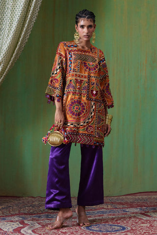 Kurta Set Heritage Wear - Multicolor Mumtaz Kurta Set by Payal & Zinal