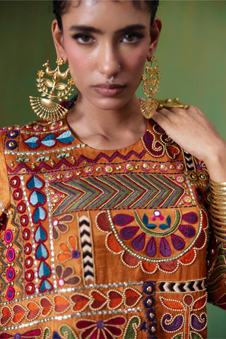 Kurta Set Heritage Wear - Multicolor Mumtaz Kurta Set by Payal & Zinal
