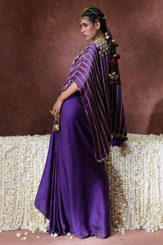 Co-ord Set Glamour Wear - Purple Nagma Co-ord Set by Payal & Zinal