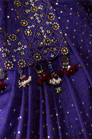 Lehenga Set Festive Wear - Multicolor Mala Lehenga Set by Payal & Zinal