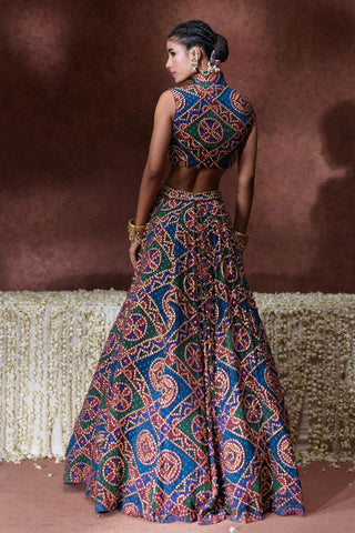 Lehenga Set Bridal Wear - Multicolor Khwaab Lehenga Set by Payal & Zinal