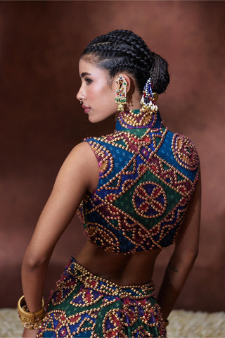 Lehenga Set Bridal Wear - Multicolor Khwaab Lehenga Set by Payal & Zinal