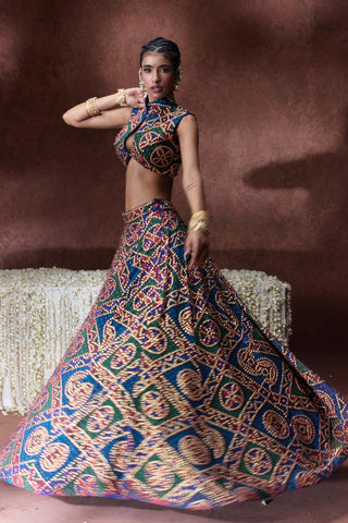 Lehenga Set Bridal Wear - Multicolor Khwaab Lehenga Set by Payal & Zinal