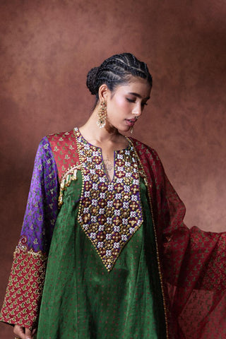 Kurta Set Heritage Wear - Multicolor Shama Kurta Set by Payal & Zinal