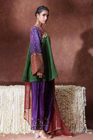 Kurta Set Heritage Wear - Multicolor Shama Kurta Set by Payal & Zinal