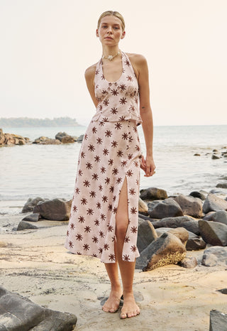 Adia halter top and skirt