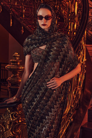 Embellished saree set for Indian Wedding – Siam Saree Set by ITRH