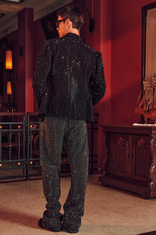 Event Blazer Set for Contemporary Wear – Black Magnus by Itrh