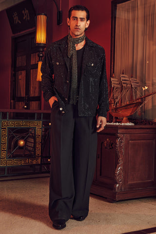 Bomber Set for Contemporary Wear – Black Draco by Itrh