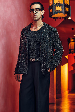 Blazer Set for Contemporary Wear – Black Victor by Itrh