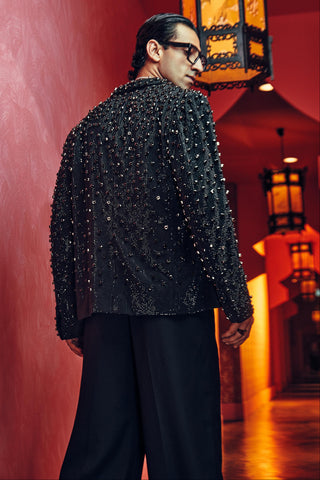 Blazer Set for Contemporary Wear – Black Victor by Itrh