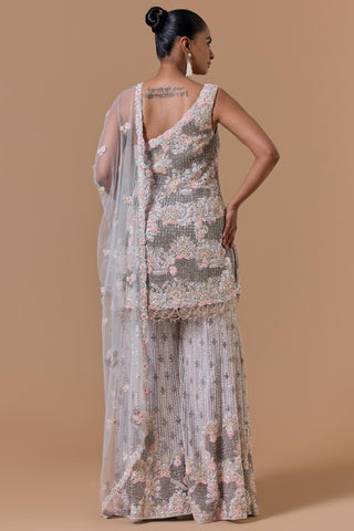 Sharara set for Indian Wedding – One Shoulder Navyaa by Nitika Gujral