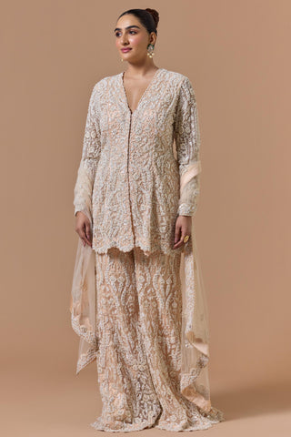 Sharara set for Indian Wedding – Blush Pink Navyaa by Nitika Gujral