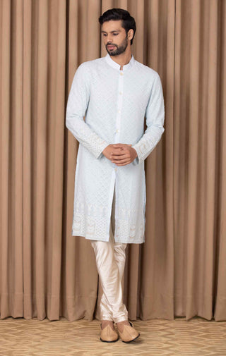 Arif powder blue kurta and pant