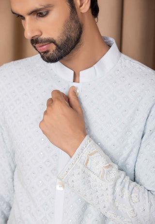 Arif powder blue kurta and pant