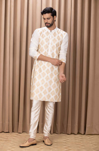 Haider ivory kurta and pant