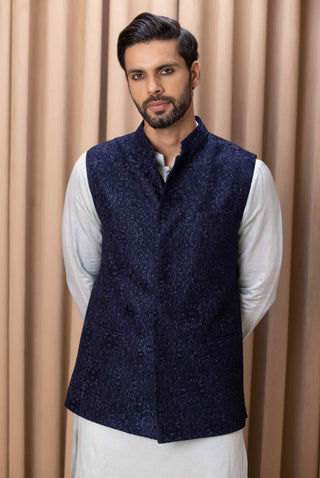 Ameera navy blue bandi set