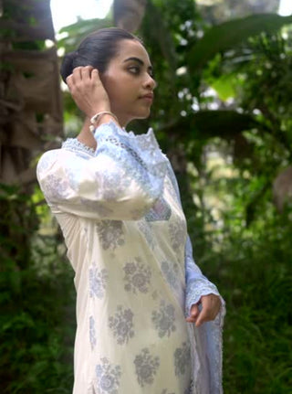 White malgudi days arasi kurta set