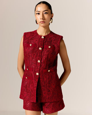 Red seren eminence co-ord set