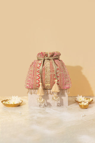 Multicolor naaz potli handbag