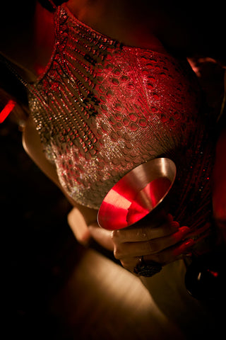 Jumpsuit Gown for Contemporary Wear – Brown Taupe by Babita Malkani