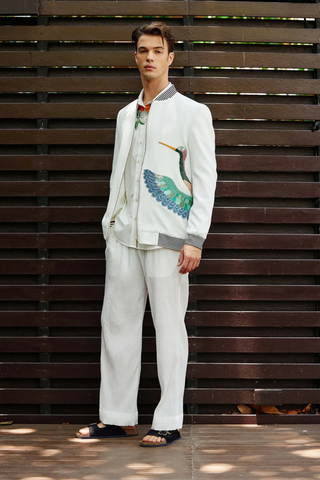 Bomber jacket with pants