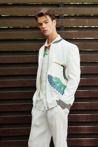 Bomber jacket with pants