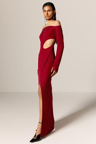 Red star eminence gown