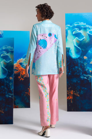 Blue bora bora wow co-ord set