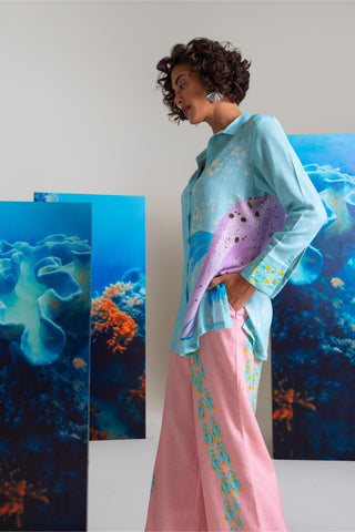 Blue bora bora wow co-ord set