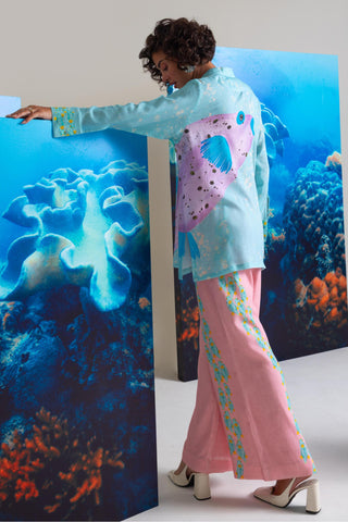 Blue bora bora wow co-ord set