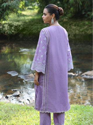 Blue maira malgudi day kurta set