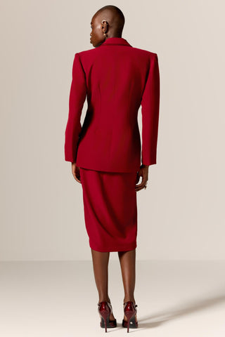 Red stella eminence co-ord set