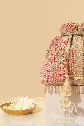 Multicolor naaz potli handbag