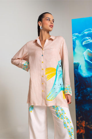 Beige salt water sass wow co-ord set