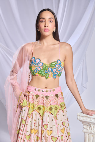 Lehenga Set Indian Wedding - Ivory tales of confetti by Papa Don't Preach