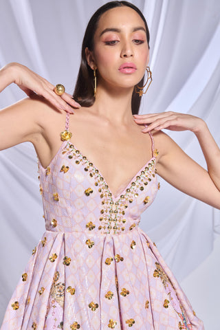 Dress Contemporary Wear - Peach preach by Papa Don't Preach