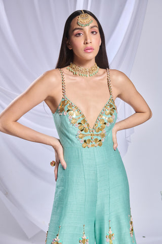 Jumpsuit India Wear - Green fairy by Papa Don't Preach